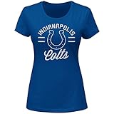 NFLインディアナポリス・コルツWomen 's Colts uz7ティー、スタジアムブルー、S