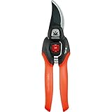 Corona Clipper BP 4214D フレックスダイヤルバイパス剪定ばさみ 快適ジェルグリップ付き、3/4インチ、レッド/ブラック