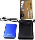 2.5インチStataからUsb3.0ポータブルハードドライブ2Tb外付けハードディスク高速フラッシュメモリハードディッシュブルー（ブルー）