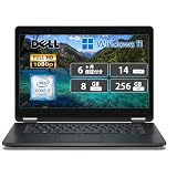【整備済み品】デルノートPC DE LL LATITUDE 7470 / 高性能インテル Core i7-6600U（2.3GHz）/メモリ8GB/MS Office2019＆最新Windows11 Pro/14インチFHD/WIFI/HDMI/SDカードリーダー/USB複数搭載/Bluetooth/日本語キーボード (SSD256GB)