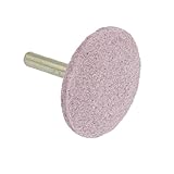 uxcell 軸付砥石 研磨ビット モーブ シルバートーン 41mm x 6mm T型ヘッド 入り