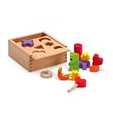Erzi ドイツ製 木のおもちゃ アクティビティ キューブ