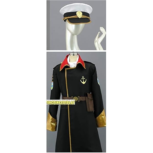 Amazon.co.jp: 宇宙戦艦ヤマト 沖田十三 艦長 コスプレ衣装 帽付き