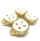 真空管 ソケット 4ピン ゴールド 4個セット 金メッキ【300B 811 2A3】
