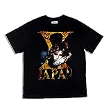 [ANQIAOS] X JAPAN エックスジャパン YOSHIKI HIDE Toshi ロック バンド tシャツ アメリカ 流行 欧米風 音楽 Tシャツ メンズ/レディース プリント スポーツ 夏服 トップス 半袖 ファッション ゆったり 大きいサイズ
