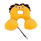 サクララ（Sakulala) ネックピロー 子供用車用 U字型枕 クッション ふわふわ トラベル ネッククッション 首枕 洗えるカバー 1-3歳まで