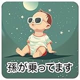 Ramdy(ラムディ) マグネット 13x13cm 日本製(孫が乗ってます C8タイプ)