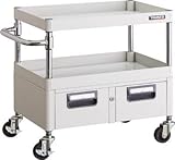 ＴＲＵＳＣＯ　フェニックスワゴン　６００Ｘ４００ＸＨ６００　２列引出付　Ｗ色【PEW662WW】 (販売単位：1台)