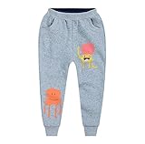 PANCY 子供服 ロングパンツ キッズ 子ども 春 秋 綿 長ズボン スウェットパンツ パンツ 男の子 女の子 ベビー おしゃれ カジュアル ファッション 可愛い 動物　怪獣 プレゼント 3色