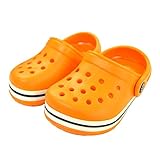サンダル ビーチサンダル クロックス風 子供用 ILOVE papa&mama キッズ ベビー 男の子 女の子 【YP】 fo-sa15 15cm オレンジ