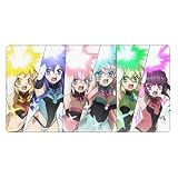戦姫絶唱シンフォギア 原神 げんしん マウスパッド 人気 アニメ キーボードパッド 多用途 マウスパッド 大型ゲーミングマウスパッド プレイマット グッズ 防水 滑り止め デスクパッド 40x75cm