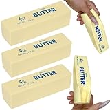 バタースクイーズ おもちゃ ゆっくり元に戻ります 大人向け スクイーズ バタースティック 低反発 高弾性 柔らかい ストレス解消 フィジェット 感覚玩具 お手入れが簡単 デスクアクセサリー プレゼント (3個入り)