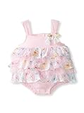 Little Lass Baby Girls' 1 Piece Pink Floral Ruffled Romper (size: 6-9 Months) by Little Lass