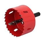 ホールソー バイメタル 高速度鋼 カッターツール レッド 65mm切削直径　M42 HSS