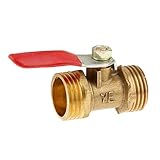 Sharplace 2個入り　ボールバルブ　水、油用　オス→オス　1/2 　レバーハンドル