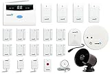 Fortress S02-F Wireless Home Security Alarm System Kit with Auto Dial, Outdoor Siren and Smoke Detec