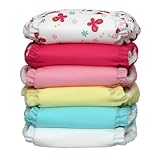 Charlie Banana Baby Kids 6 Diapers 12 Inserts Set Buttefly Large by Charlie Banana