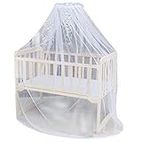 lbzezr保育園幼児ベビーCot Bed幼児ベビーベッド寝具キャノピーMosquito Netホワイト