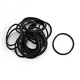 uxcell オイルシールリング　工業用ゴムOリングシール　22 x 19 x 1.5mm　20枚入り