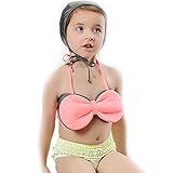 Spinas(スピナス) キッズ ベビー 水着 おしゃれ 子供服 兼用　スイムキャップ付　2歳　3歳　4歳　5歳　6歳 海　プール (3T)