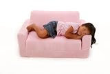 Fun Furnishings Sofa Sleeper, Pink Chenille [並行輸入品]