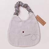 ベビー用スタイ　オーガニックコットン　今治タオル「kontex」［シャンティ／てんとう虫刺繍］【日本製】