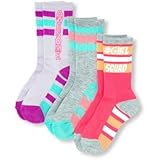 ザ・チルドレンズプレイス THE CHILDREN'S PLACE/ プレーススポーツストライプステートメントクルーソックス3パック ネオンベリー 小物くつ下・タイツ 18～19cm【並行輸入】