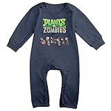 カッコいい ボーイとガール プラント Vs. ゾンビ ベビー服 カジュアル Navy Size 6 M