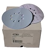 Uneeda Enterprizes, Inc M-133647 M-133647 6-Inch x 8 x Hole Vented HV No 320 Grit Ekablue Aluminum O