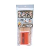 大里 石こう壁用棚受け グッドラック(板付き) 賃貸部屋にも跡が小さく簡単施工 オレンジ