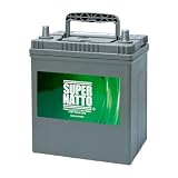 スーパーナット(SUPER NATTO) 自動車用バッテリー M-42 バッテリー無料回収チケット付き アイドリングストップ 軽自動車バッテリー 55B19L 60B19L 55B20L 60B20L 互換