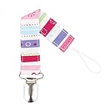 Bumkins Pacifier Clip, Ribbons by Bumkins