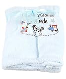 Thank Heaven for Little Boys Baby Soft Fleece Blanket Planes Blue by Little Beginnings