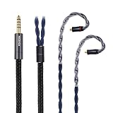 NICEHCK DragonScale龍鱗 イヤホンリケーブル 7N単結晶銅OCCとパラジウム銀合金導体MMCX 4.4mm イヤホンケーブル 金属製プラグコネクタアップグレードケーブル hifiリケーブル 音質改善 交換用ケーブル 1.2m (4.4mm MMCX)