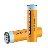 単3電池 充電式電池 2500mWh リチウム電池 1H急速充電 1000サイクル USB Type-Cケーブル付き (単3型2個パック)