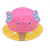 MY STAGE ベビー 帽子 アニマル ドーム ハット キャップ コットン 赤ちゃん 新生児 日よけ 春 (ローズ)
