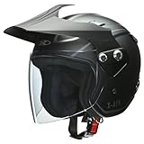 リード工業(LEAD) バイクヘルメット アドベンチャーヘルメット(3WAY仕様) X-AIR RAZZO-V (ラッツォ-5) マットブラック XLサイズ(61-62cm未満)