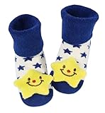 [スター]太い幼児の赤ん坊のための幼児コットンソックス、6-18カ月、2ペア