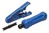 DataShark 70017 Punchdown Tool Bundle with Universal Cutter/Stripper and Non-Impact Punchdown Tool [