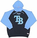 MLB Tampa Bay Raysメンズビッグロゴプルオーバーフード L