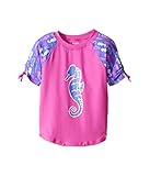 [ハットレイ] Hatley Kids ガールズ Sea Horses Short Sleeve Rashguard (Toddler/Little Kids/Big Kids) 水着 Pink 3T