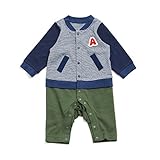 ampersand(アンパサンド) Boy’sレイヤード風カバーオール　ネイビーブルー　80cm