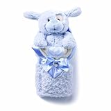 kathy ireland Blue Dog and Blanket Set, Blue Dog by DEMDACO [並行輸入品]