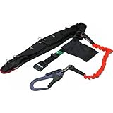 KH 安全帯 エアー式サポーターベルト付 じゃばら式 タフアルミ 自在環 反射テープ/橙 [落下防止 電気工事 高所での安全作業]