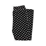 Plus Nao(プラスナオ) 子供 ドット柄レギンス レギンス スパッツ ドット 水玉 スキニー スリム ロング フルレングス 10分丈 キッズ 子ども ブラック 90