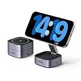 UGREEN MagFlow 2in1 MagSafe対応ワイヤレス充電器 折りたたみ式充電スタンド iPhone対応