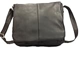 デビッド・キング＆Coの164BのラップトップメッセンジャーBag-ブラック