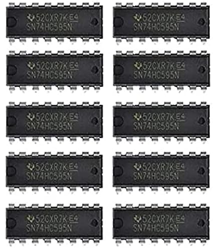 Amazon.co.jp: 10個Ic 74Hc595 74595 Sn74Hc595N 8ビットシフト