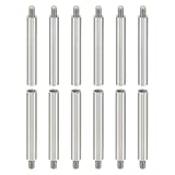 PATIKIL 12個 M4スタンドオフ M4 45+6mmスペーサースタンドオフ ステンレス製ネジ付きスタンドオフキット 4mm ID 6mm ODメトリックメス・オススレッドアダプター 回路基板 PCB RCドローン マザーボード用
