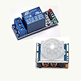 Gikfun HC-SR501 Human Infrared Pyroelectric Sensor Module and 5V 1 Channel Relay Module EK8202 [並行輸入
